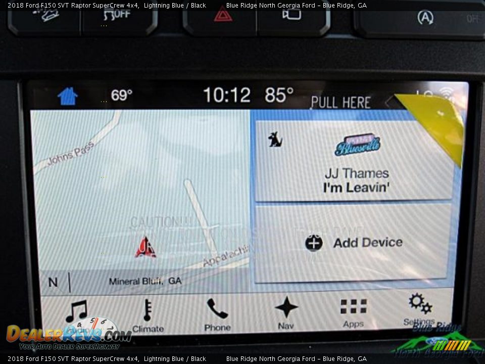 2018 Ford F150 SVT Raptor SuperCrew 4x4 Lightning Blue / Black Photo #19