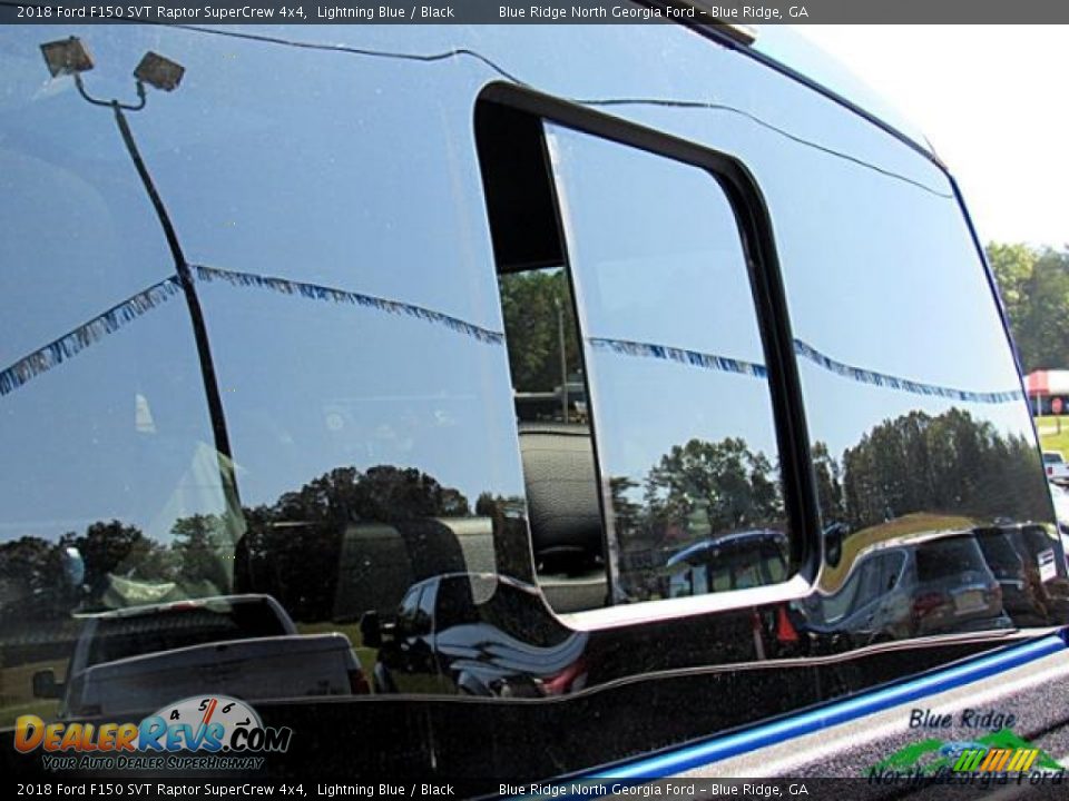 2018 Ford F150 SVT Raptor SuperCrew 4x4 Lightning Blue / Black Photo #24