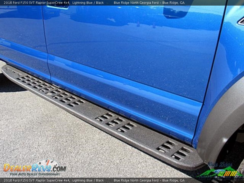 2018 Ford F150 SVT Raptor SuperCrew 4x4 Lightning Blue / Black Photo #28