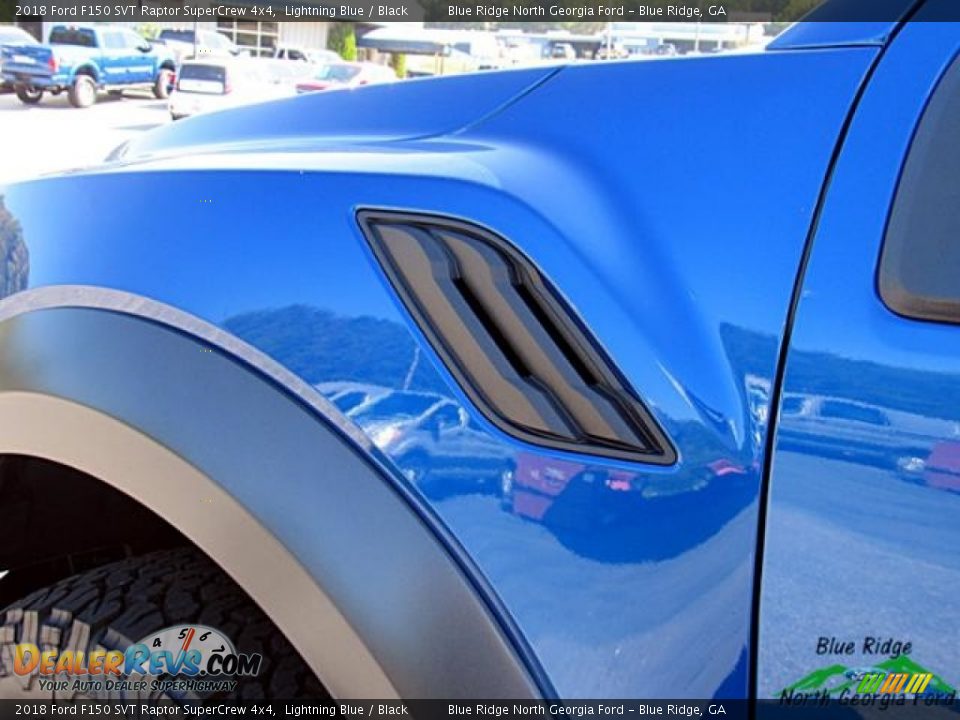 2018 Ford F150 SVT Raptor SuperCrew 4x4 Lightning Blue / Black Photo #30
