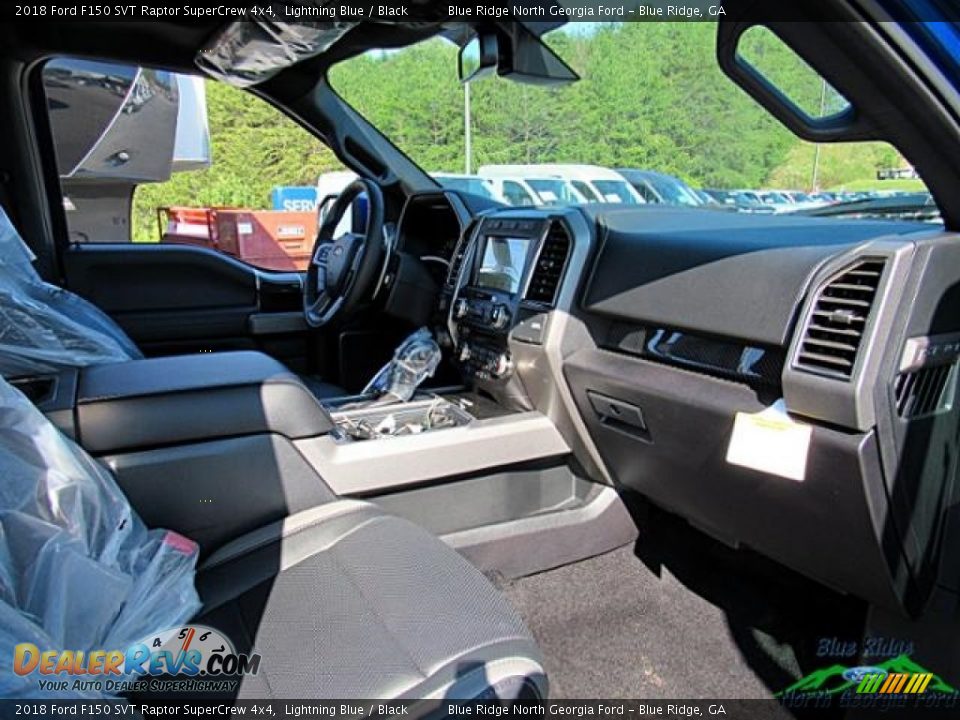 2018 Ford F150 SVT Raptor SuperCrew 4x4 Lightning Blue / Black Photo #33