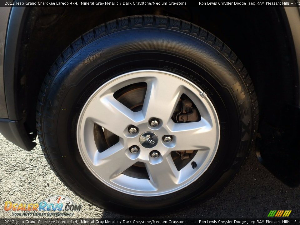 2012 Jeep Grand Cherokee Laredo 4x4 Mineral Gray Metallic / Dark Graystone/Medium Graystone Photo #6