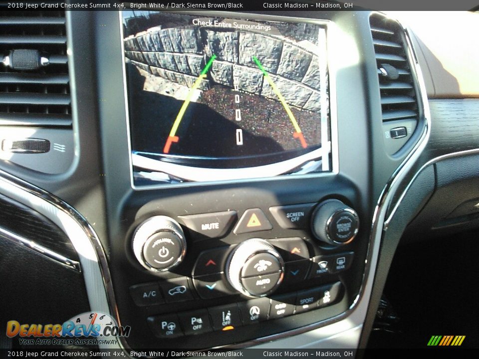 2018 Jeep Grand Cherokee Summit 4x4 Bright White / Dark Sienna Brown/Black Photo #7