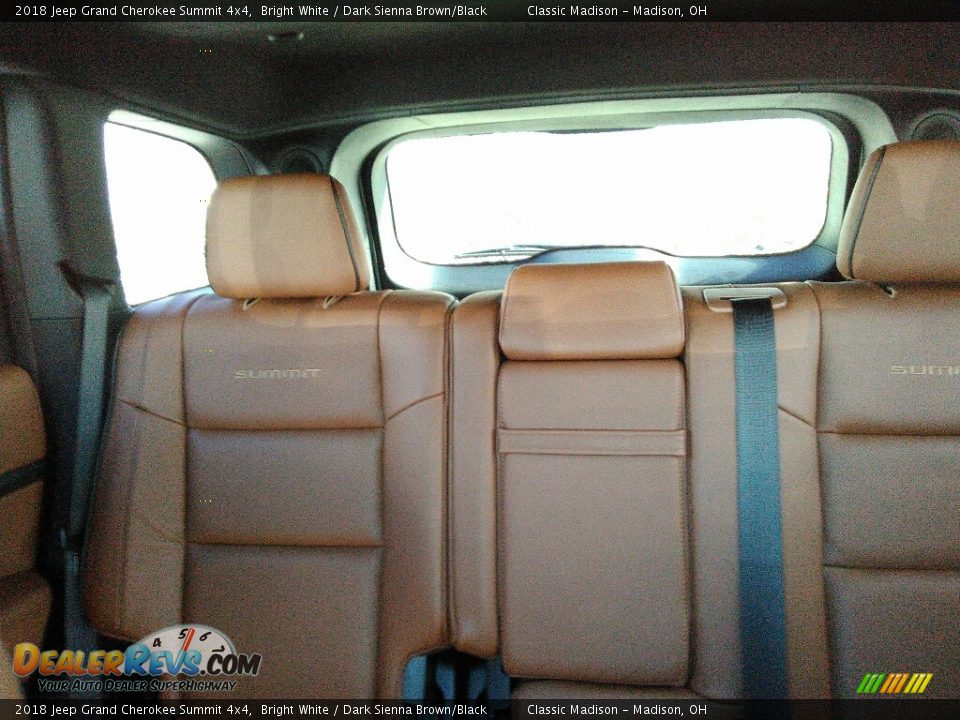 2018 Jeep Grand Cherokee Summit 4x4 Bright White / Dark Sienna Brown/Black Photo #12