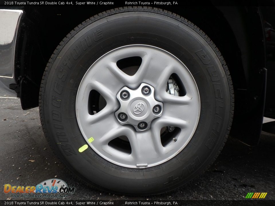 2018 Toyota Tundra SR Double Cab 4x4 Super White / Graphite Photo #5