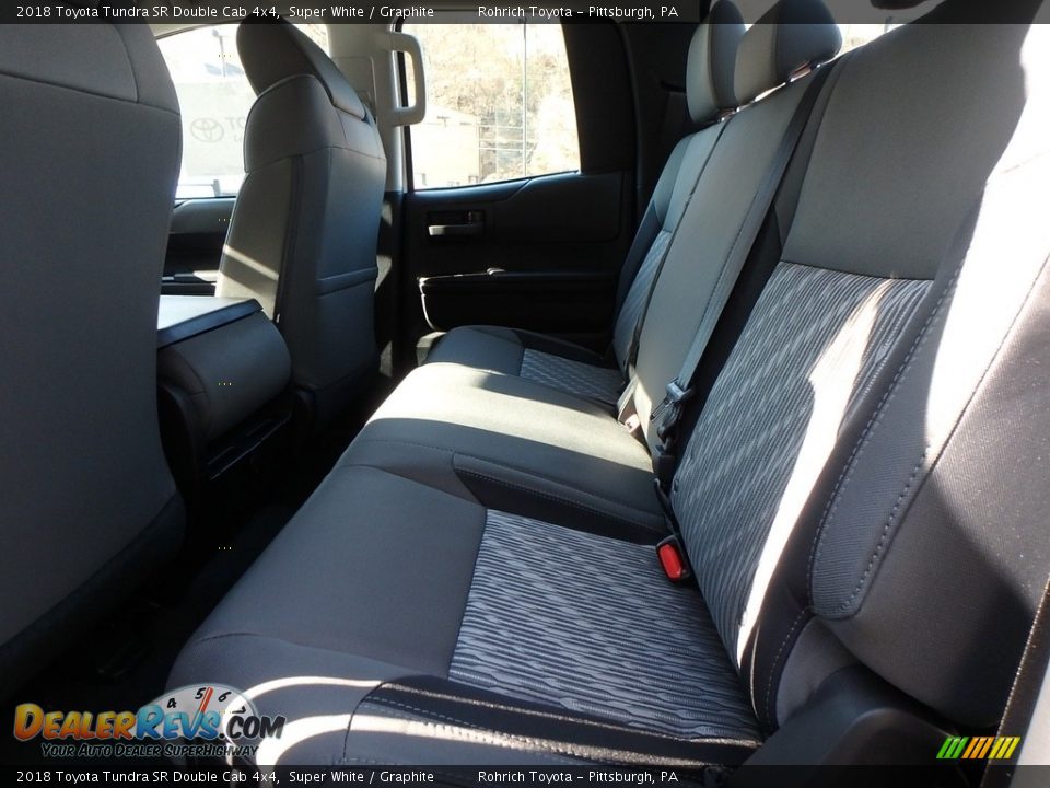 2018 Toyota Tundra SR Double Cab 4x4 Super White / Graphite Photo #7