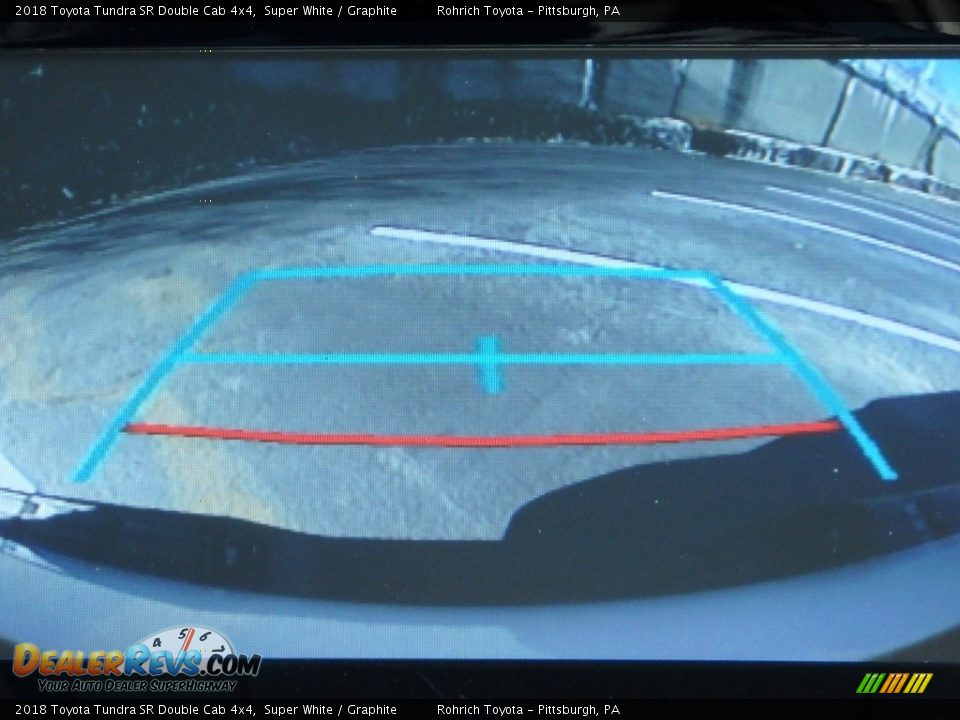 2018 Toyota Tundra SR Double Cab 4x4 Super White / Graphite Photo #12