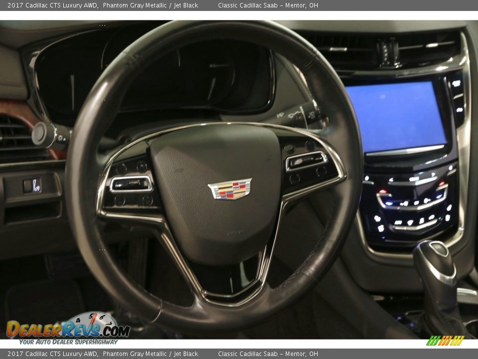 2017 Cadillac CTS Luxury AWD Phantom Gray Metallic / Jet Black Photo #6