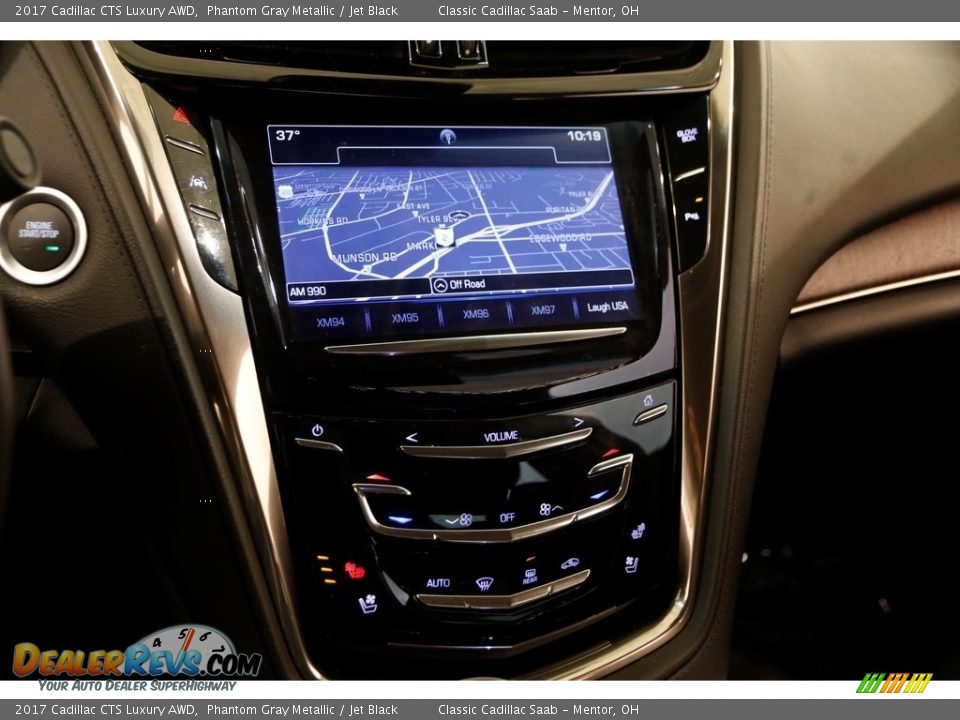 2017 Cadillac CTS Luxury AWD Phantom Gray Metallic / Jet Black Photo #9