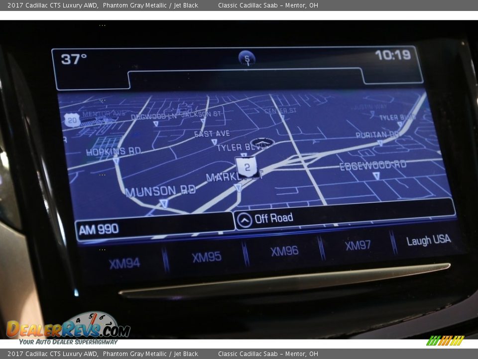 2017 Cadillac CTS Luxury AWD Phantom Gray Metallic / Jet Black Photo #11