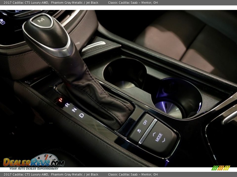 2017 Cadillac CTS Luxury AWD Phantom Gray Metallic / Jet Black Photo #12