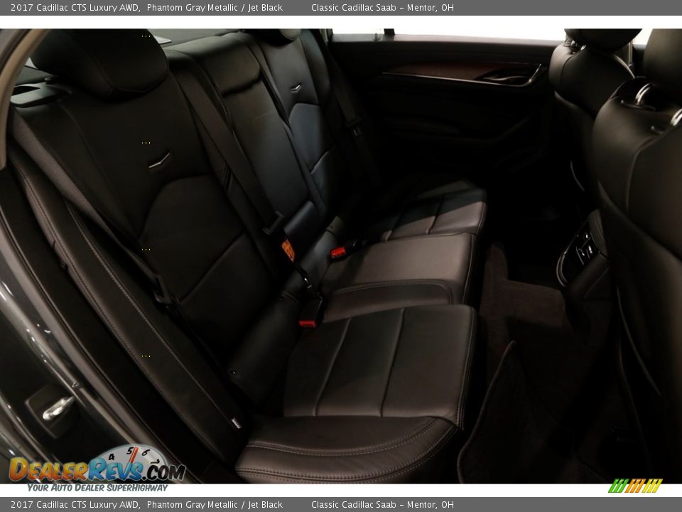 2017 Cadillac CTS Luxury AWD Phantom Gray Metallic / Jet Black Photo #14