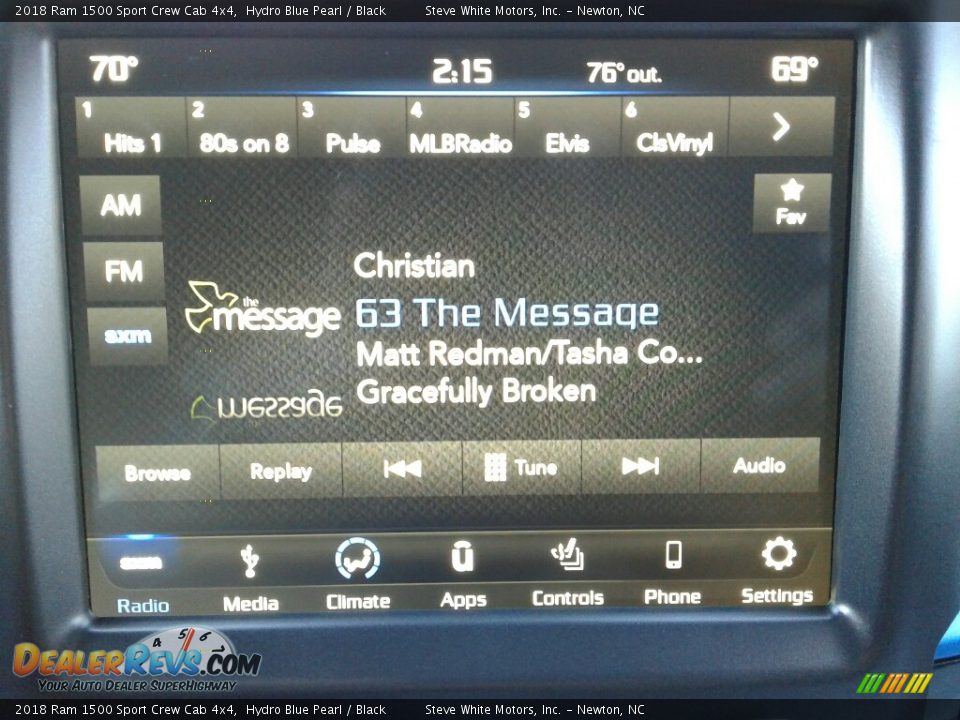 2018 Ram 1500 Sport Crew Cab 4x4 Hydro Blue Pearl / Black Photo #21