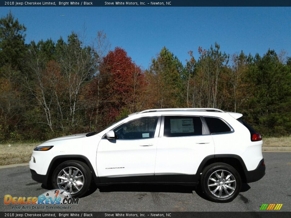 Bright White 2018 Jeep Cherokee Limited Photo #1