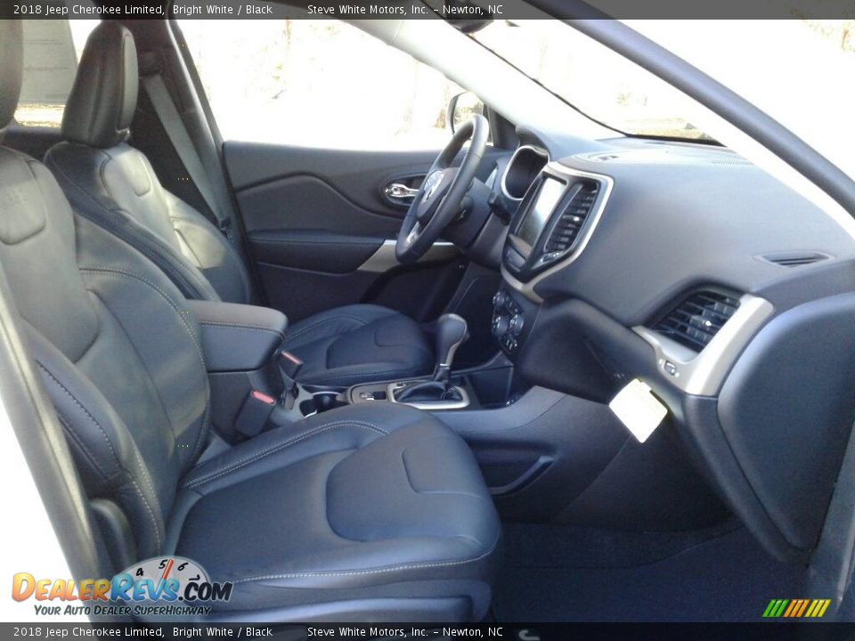 2018 Jeep Cherokee Limited Bright White / Black Photo #13
