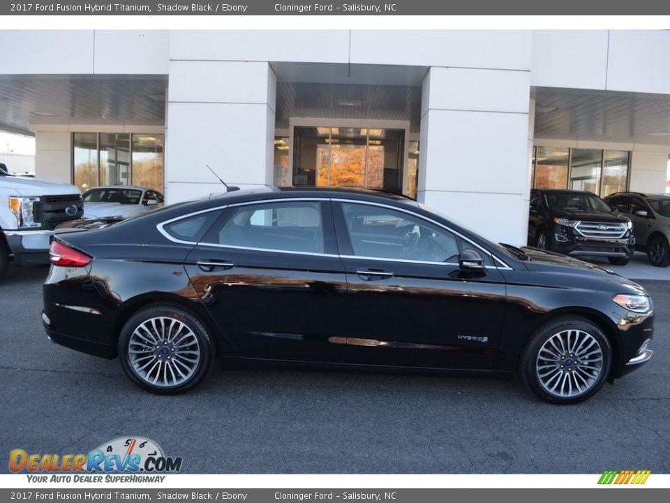 2017 Ford Fusion Hybrid Titanium Shadow Black / Ebony Photo #2
