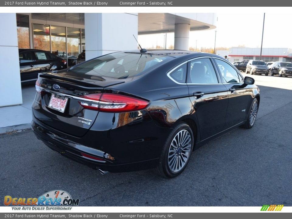 2017 Ford Fusion Hybrid Titanium Shadow Black / Ebony Photo #3