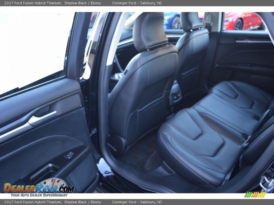 2017 Ford Fusion Hybrid Titanium Shadow Black / Ebony Photo #11