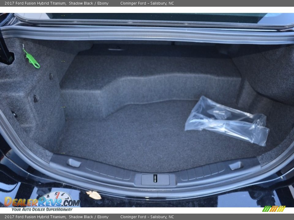 2017 Ford Fusion Hybrid Titanium Shadow Black / Ebony Photo #12