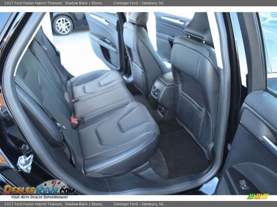 2017 Ford Fusion Hybrid Titanium Shadow Black / Ebony Photo #13