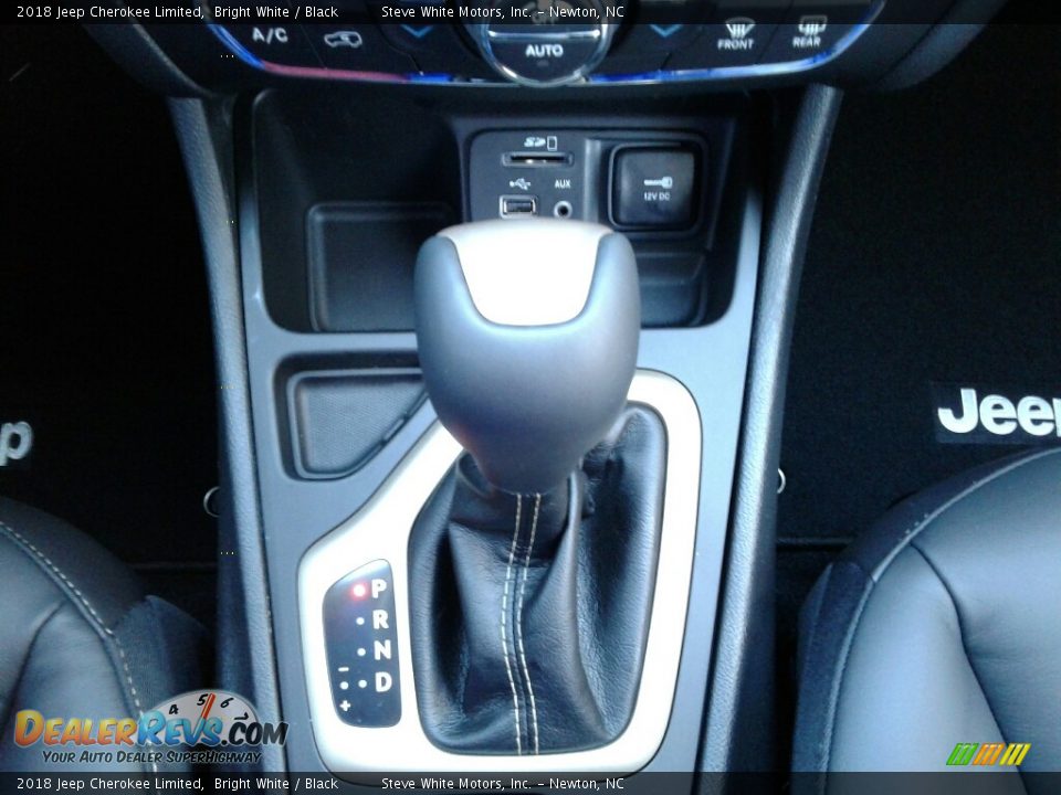 2018 Jeep Cherokee Limited Bright White / Black Photo #27