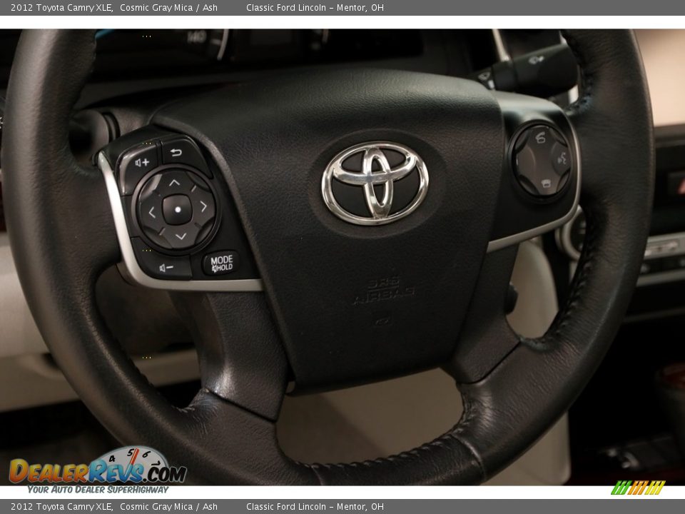 2012 Toyota Camry XLE Cosmic Gray Mica / Ash Photo #6