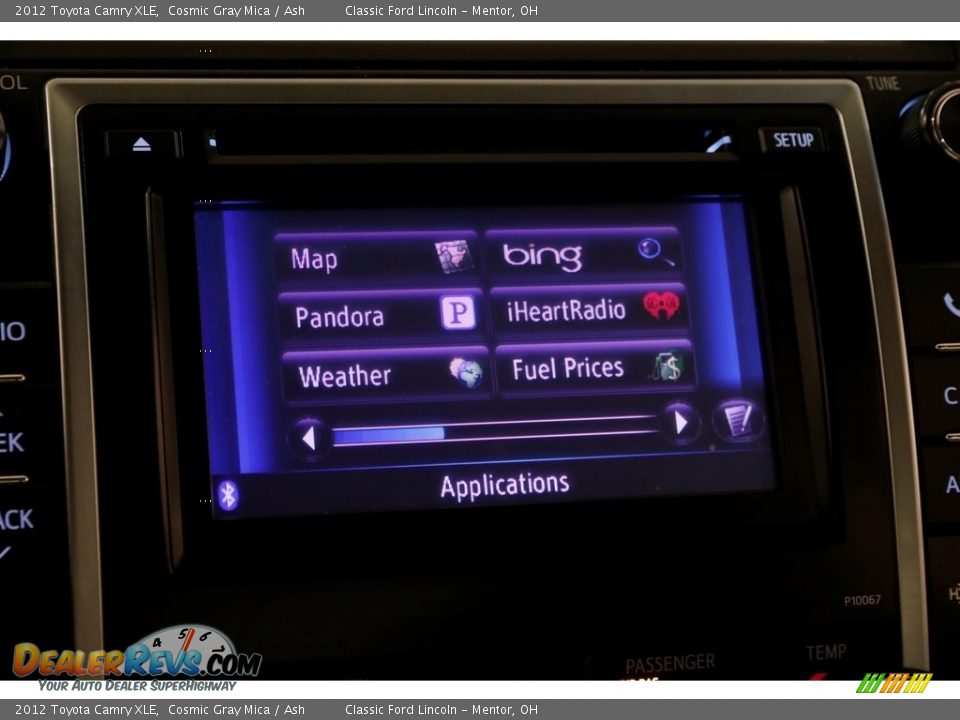 2012 Toyota Camry XLE Cosmic Gray Mica / Ash Photo #9