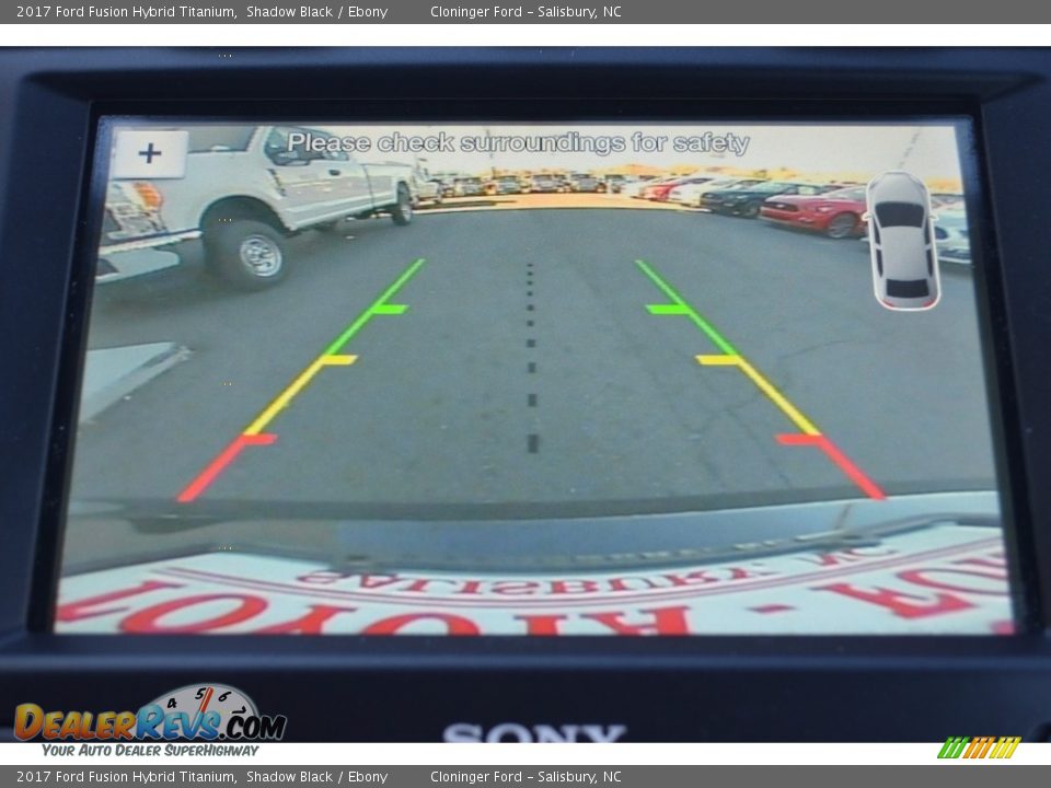 2017 Ford Fusion Hybrid Titanium Shadow Black / Ebony Photo #20