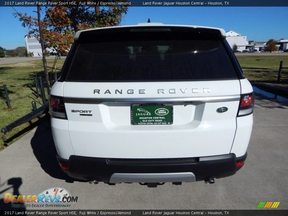2017 Land Rover Range Rover Sport HSE Fuji White / Espresso/Almond Photo #8