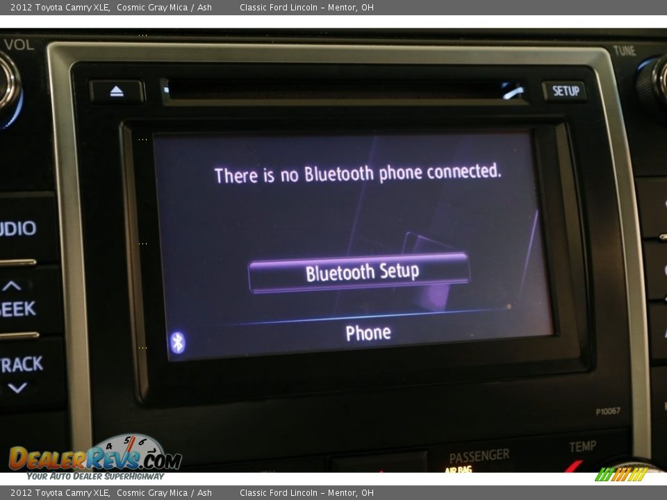 2012 Toyota Camry XLE Cosmic Gray Mica / Ash Photo #10