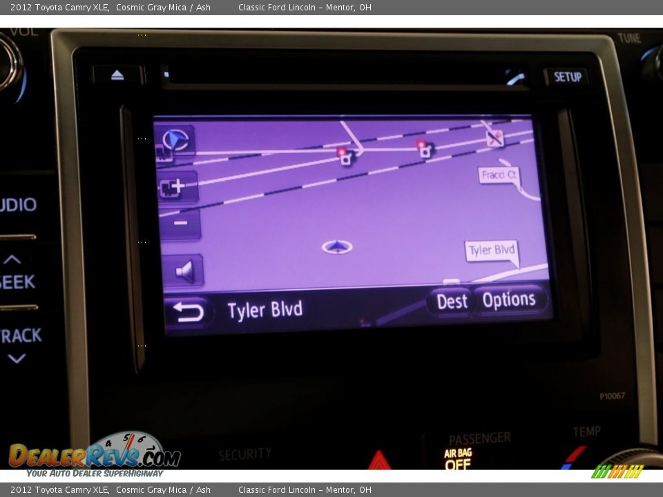 2012 Toyota Camry XLE Cosmic Gray Mica / Ash Photo #11