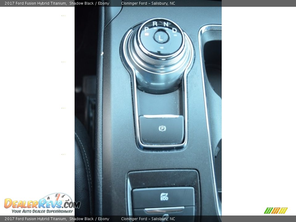 2017 Ford Fusion Hybrid Titanium Shadow Black / Ebony Photo #23