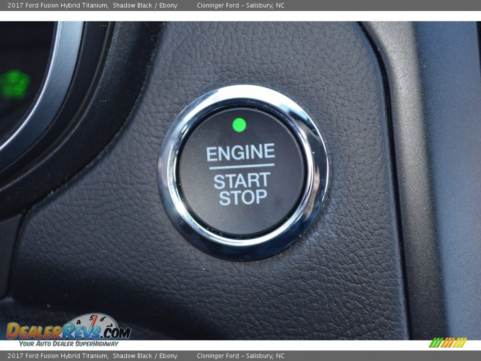 2017 Ford Fusion Hybrid Titanium Shadow Black / Ebony Photo #27