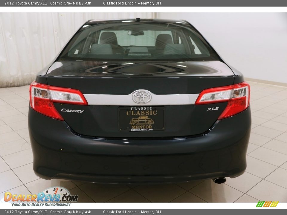 2012 Toyota Camry XLE Cosmic Gray Mica / Ash Photo #19