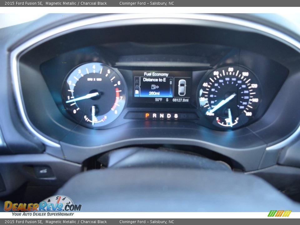 2015 Ford Fusion SE Magnetic Metallic / Charcoal Black Photo #22