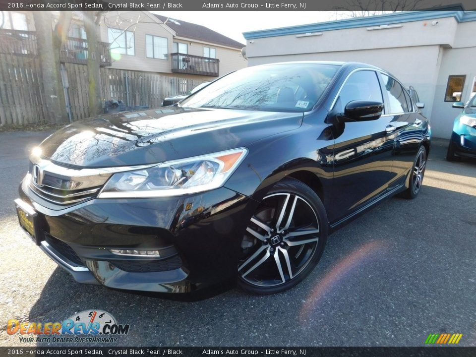 2016 Honda Accord Sport Sedan Crystal Black Pearl / Black Photo #2