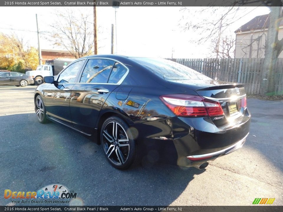 2016 Honda Accord Sport Sedan Crystal Black Pearl / Black Photo #7