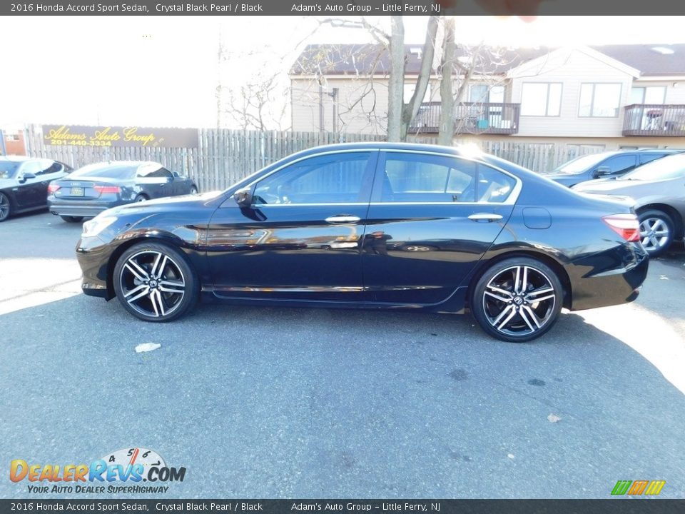 2016 Honda Accord Sport Sedan Crystal Black Pearl / Black Photo #8