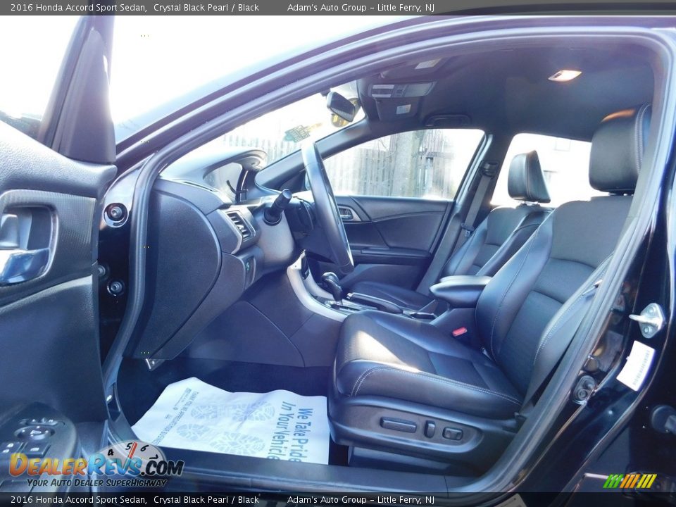 2016 Honda Accord Sport Sedan Crystal Black Pearl / Black Photo #11