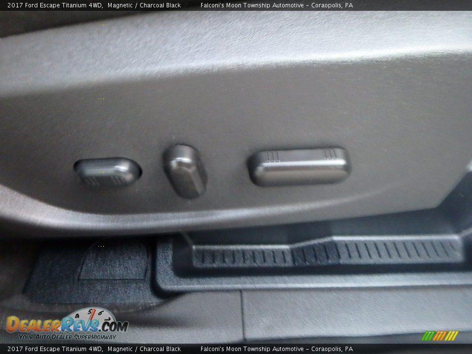 2017 Ford Escape Titanium 4WD Magnetic / Charcoal Black Photo #13