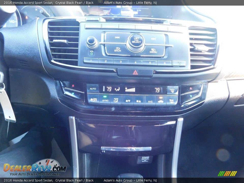 2016 Honda Accord Sport Sedan Crystal Black Pearl / Black Photo #20