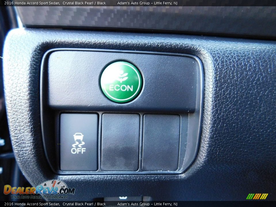 2016 Honda Accord Sport Sedan Crystal Black Pearl / Black Photo #22