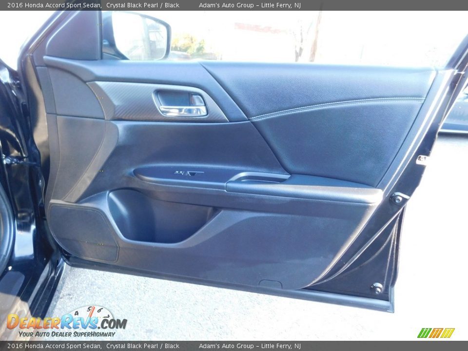2016 Honda Accord Sport Sedan Crystal Black Pearl / Black Photo #23