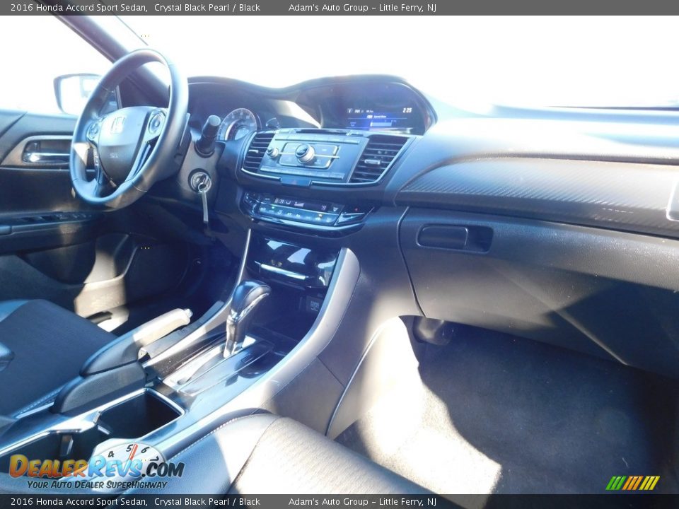 2016 Honda Accord Sport Sedan Crystal Black Pearl / Black Photo #26