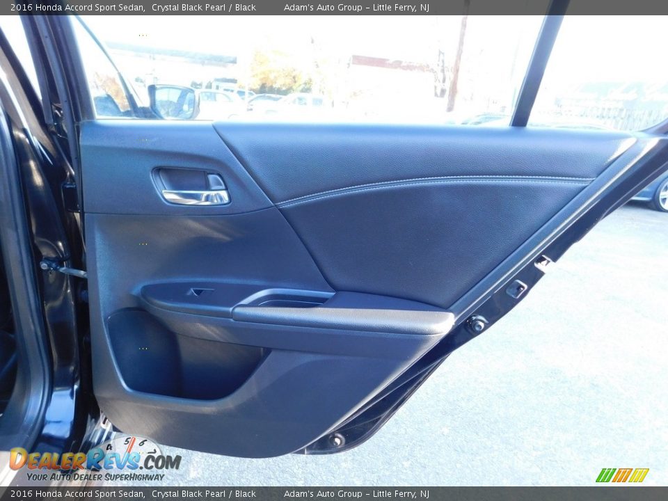2016 Honda Accord Sport Sedan Crystal Black Pearl / Black Photo #27