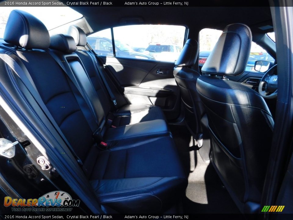 2016 Honda Accord Sport Sedan Crystal Black Pearl / Black Photo #28