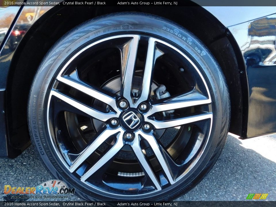 2016 Honda Accord Sport Sedan Crystal Black Pearl / Black Photo #32