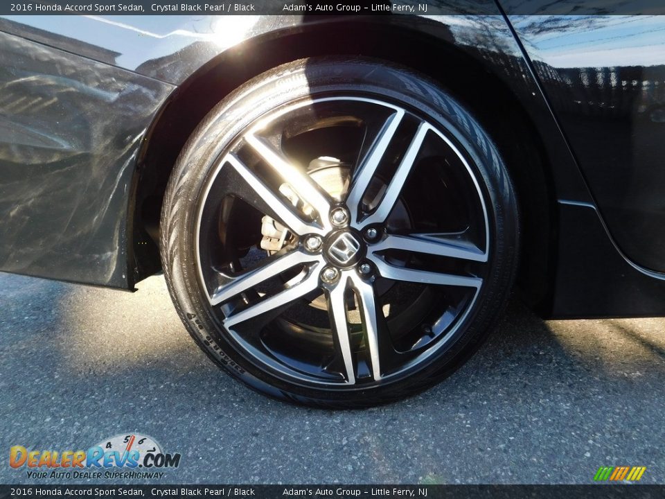 2016 Honda Accord Sport Sedan Crystal Black Pearl / Black Photo #33
