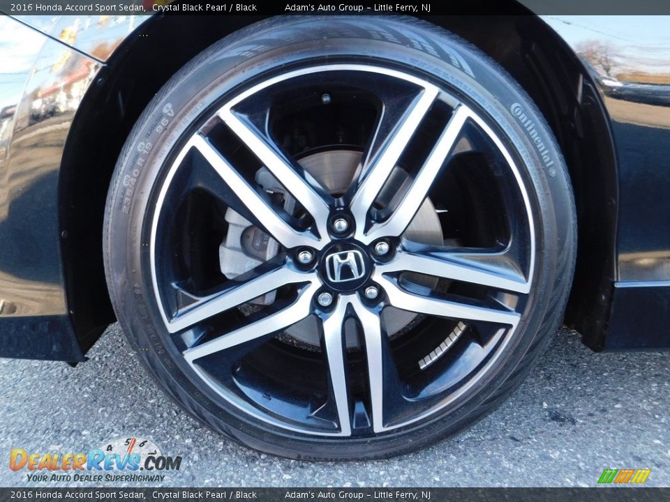 2016 Honda Accord Sport Sedan Crystal Black Pearl / Black Photo #34