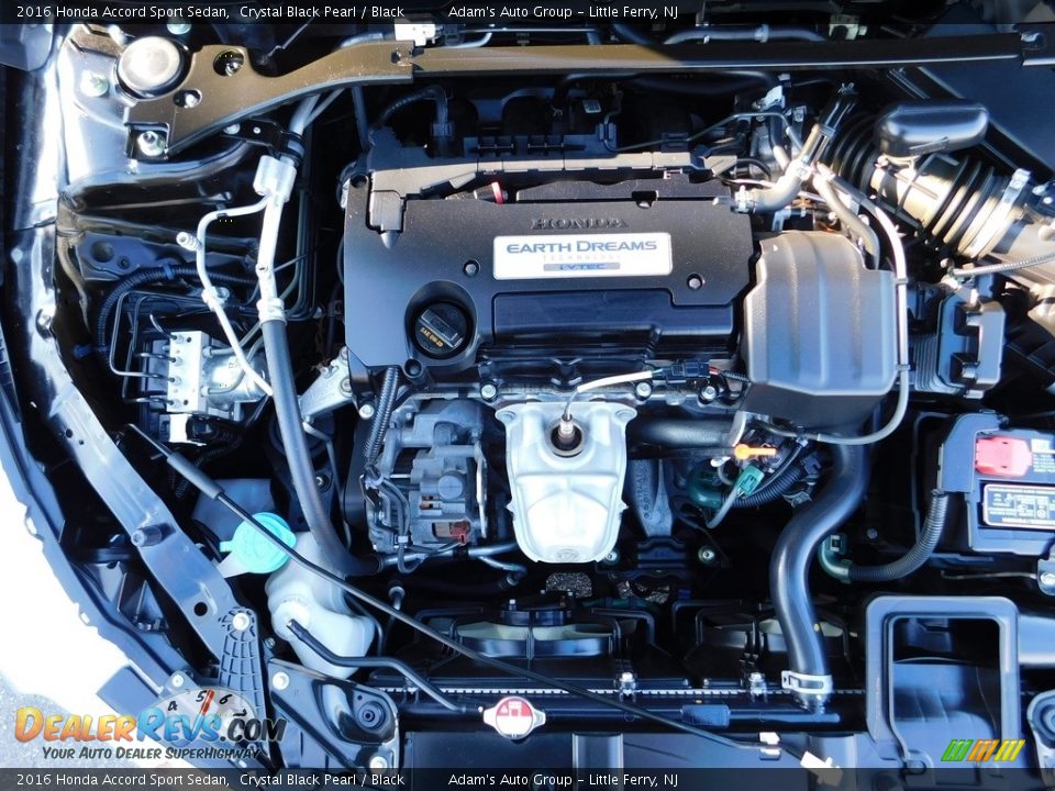 2016 Honda Accord Sport Sedan Crystal Black Pearl / Black Photo #36